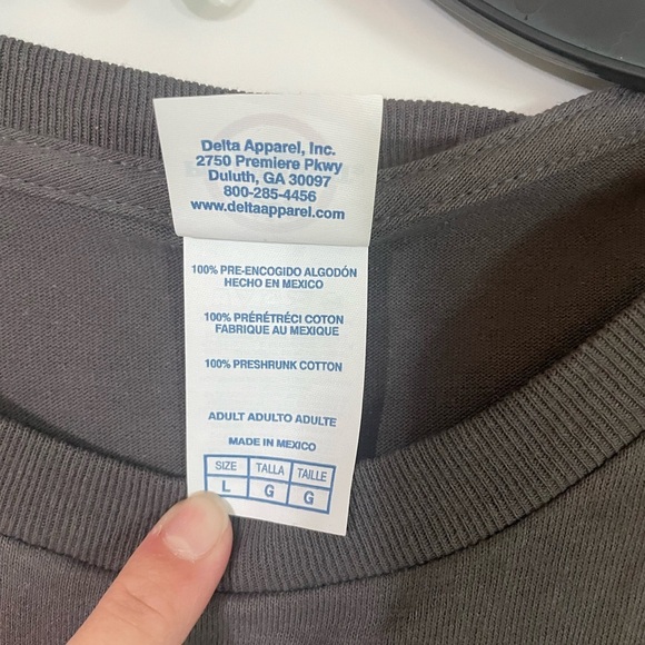 America Baby Patriotic Singing Abraham Lincoln Gray Novelty T-Shirt Size Large - Picture 3 of 6